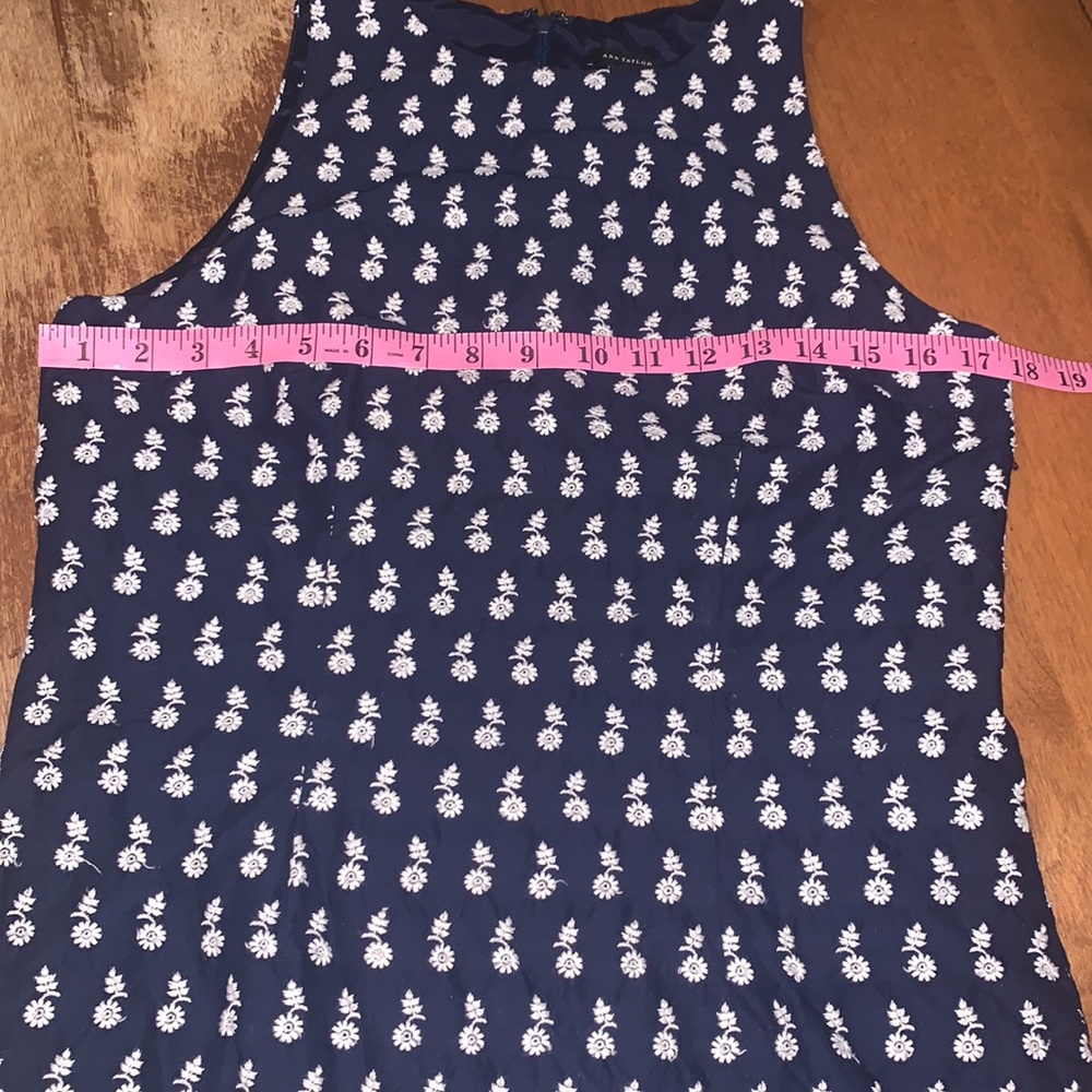 Ann Taylor embroidered sleeveless dress - Picture 5 of 12